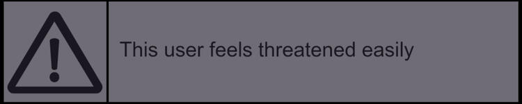 Threatened easily