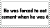 He was forced to eat cement when he was 6