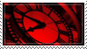 Black and Red Clock